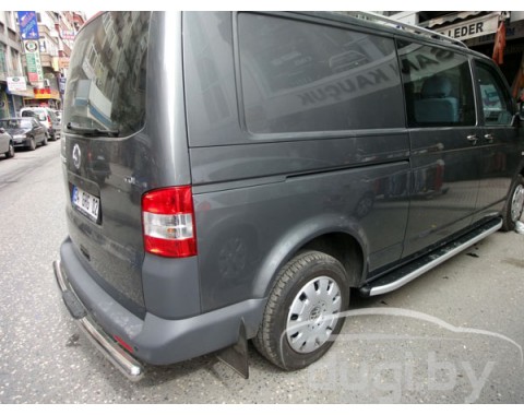 Боковые пороги (подножки) "ALYANS" для Caravelle T5 (короткая база) 